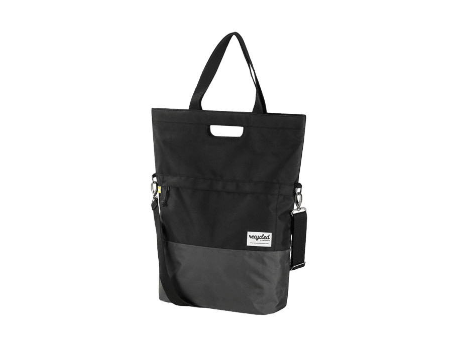 Urban Proof - Fietstas gerecyclede shopper - black & Grey