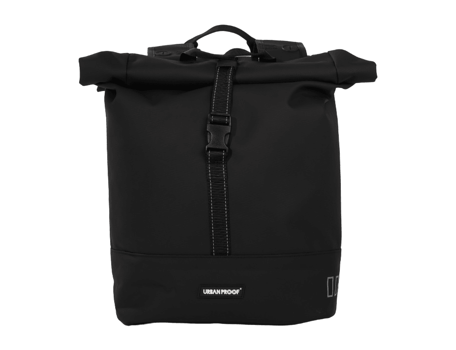 URBAN PROOF Double Rolltop Bike Bag Blac