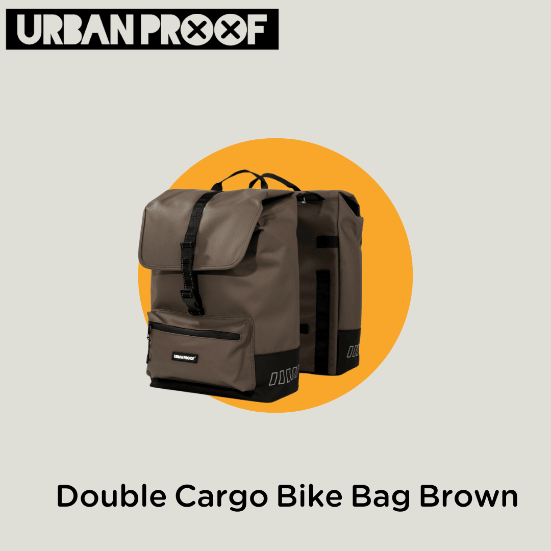 UrbanProof Double Cargo Bike Bag Brouwn