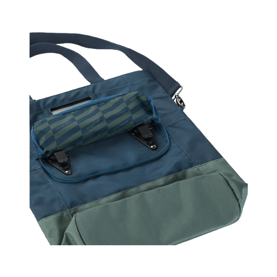 Urban Proof - Fietstas gerecyclede shopper - Blue Green
