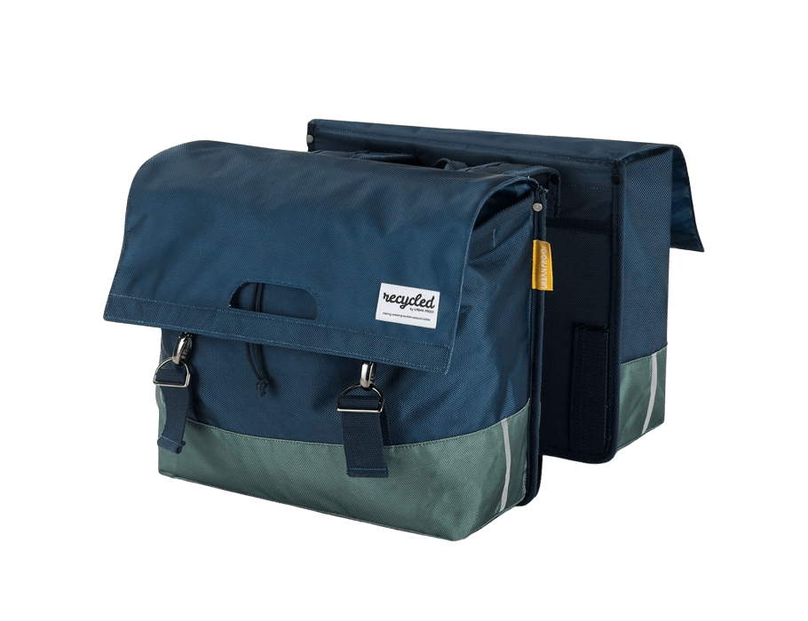 URBAN PROOF GERECYCLEERDE DUBBELE FIETSTAS 40L VIBRANT BLAUW