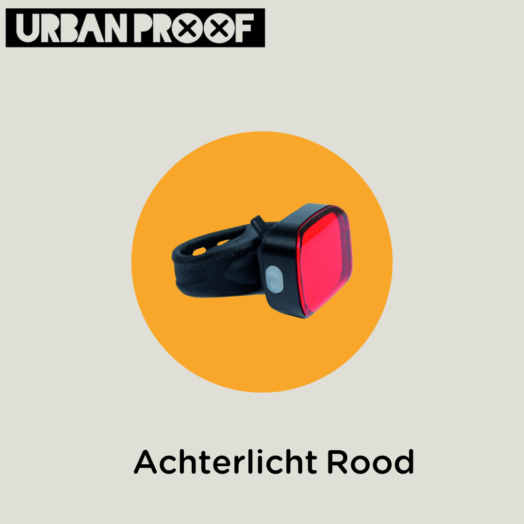 URBANPROOF Oplaadbaar Fietslamp-Achterlicht