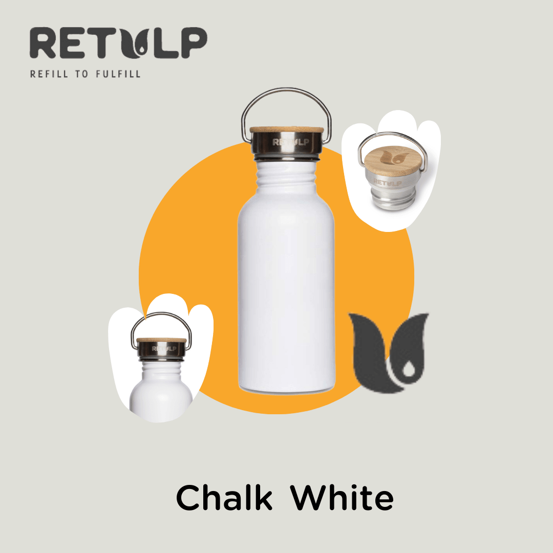 Retulp Urban Drinkfles Chalck White
