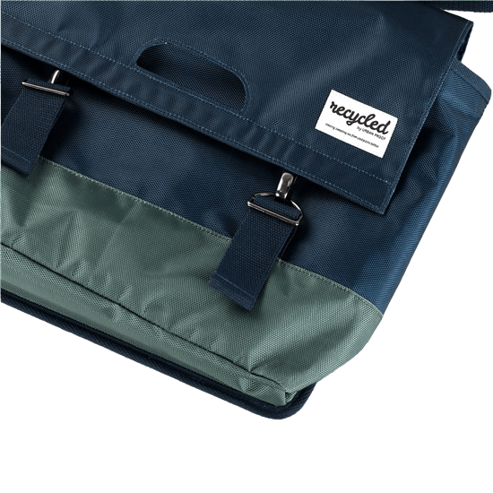 URBAN PROOF GERECYCLEERDE DUBBELE FIETSTAS 40L VIBRANT BLAUW