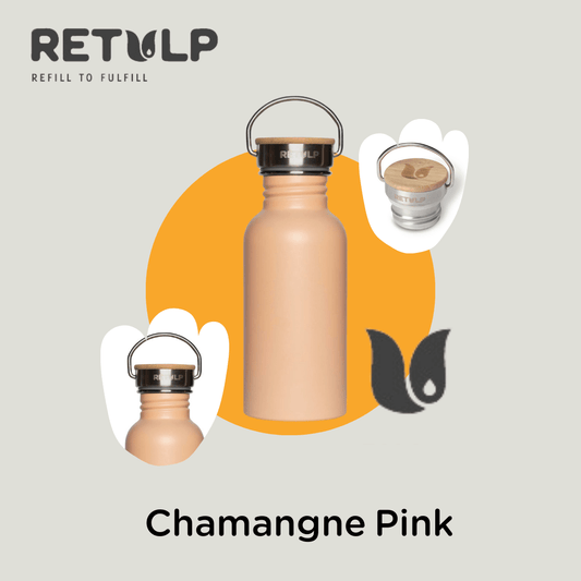 Retulp Urban Drinkfles: Champagne Pink