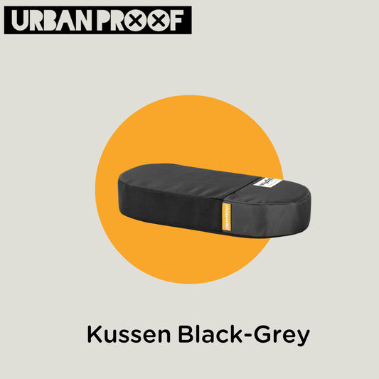 UrbanProof babage Kussen Black Grey