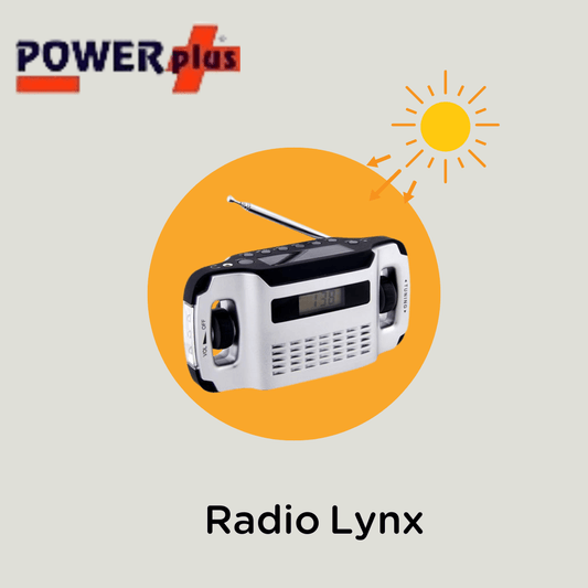 POWERrplus: Radio-opwindbaar-zaklamp
