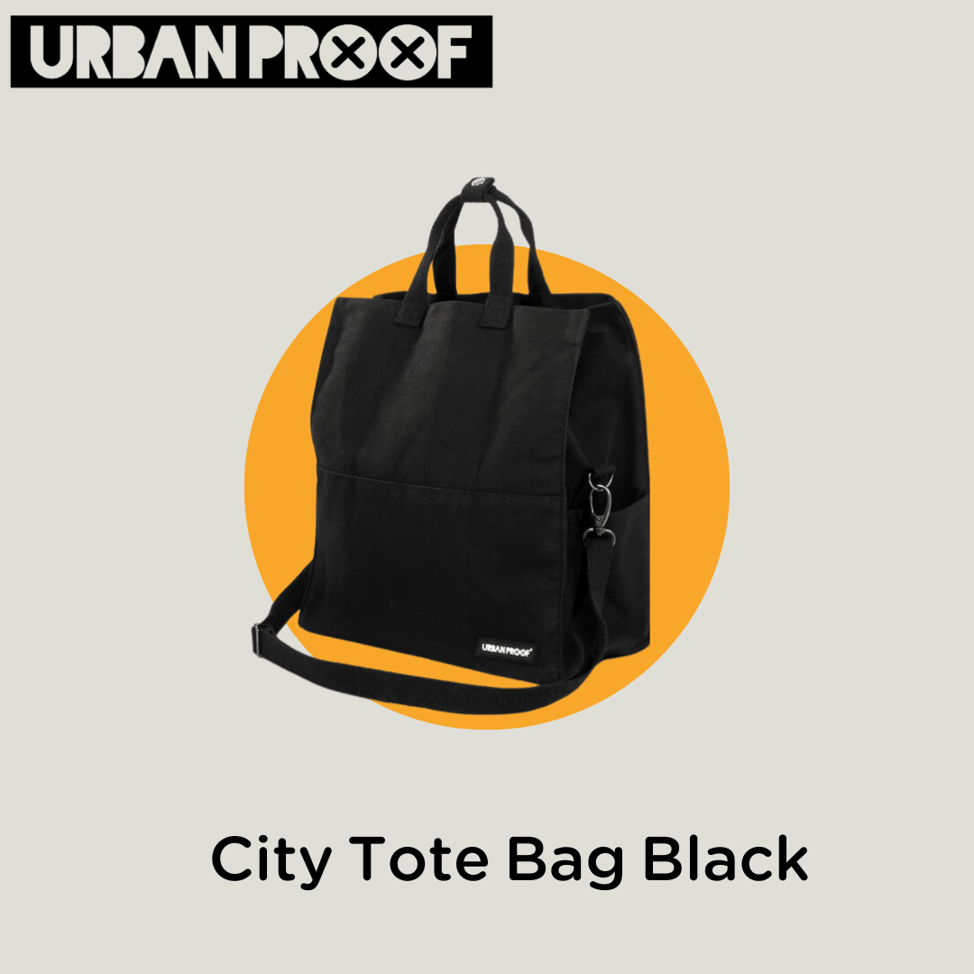 UrbanProof City Tote Bag Black