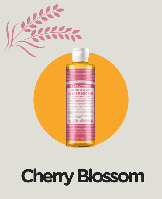 Dr. Bronner's Cherry Blossom Pure-Castile Vloeibare Zeep - Biologische Zeep