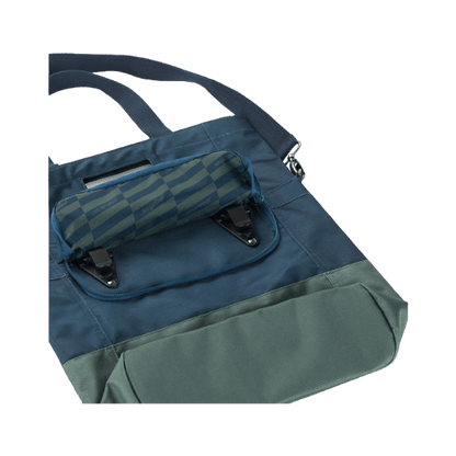 Urban Proof - Fietstas gerecyclede shopper - Blue Green