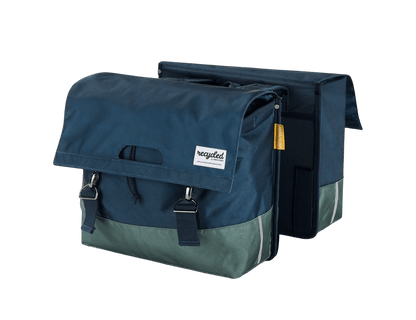 URBAN PROOF GERECYCLEERDE DUBBELE FIETSTAS 40L VIBRANT BLAUW