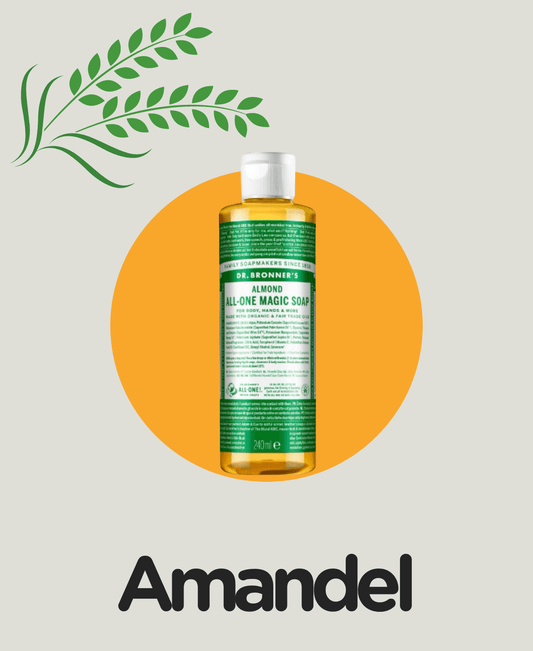 Dr. Bronner's Amandel Pure-Castile Vloeibare Zeep - Biologische Zeep"