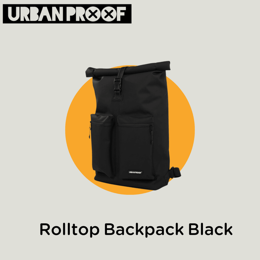 Rolltop Backpack Black