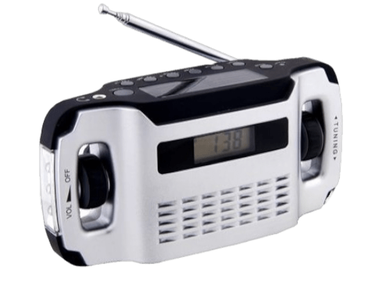 Powerplus: Radio-opwindbaar-zaklamp
