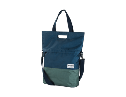 Urban Proof - Fietstas gerecyclede shopper - Blue Green
