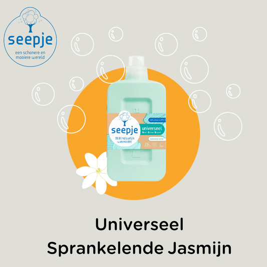 Seepje Vloeibaar Wasmiddel - Universeel - Sprankelende Jasmijn