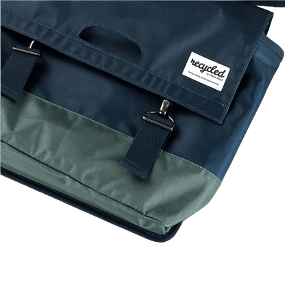URBAN PROOF GERECYCLEERDE DUBBELE FIETSTAS 40L VIBRANT BLAUW