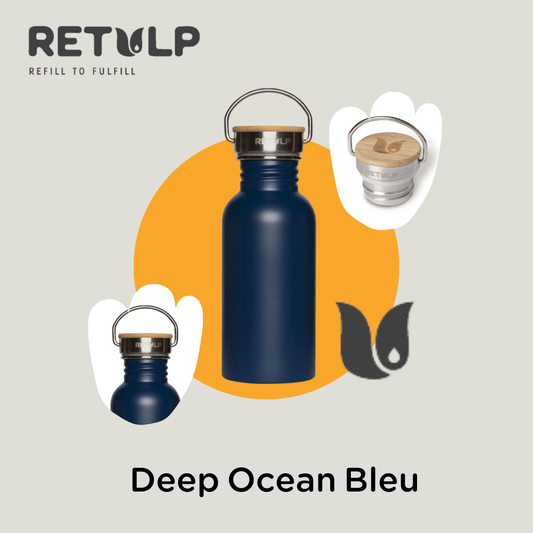 Retulp Urban Drinkfles: Deep Ocean Bleu